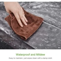 BRIDAY Rideau De Douche 180x200cm 100% EVA Semi-Transparent Imperméable Anti-moisissure, Sans PVC, 0.2mm D'épaisseur 3D Eau Cube Avec 12 Anneaux Salle De Bain Rideau Pour Salle De Bains 9 BRIDAY Rideau De Douche 180x200cm 100% EVA Semi-Transparent Imperméable Anti-moisissure, Sans PVC, 0.2mm D'épaisseur 3D Eau Cube Avec 12 Anneaux Salle De Bain Rideau Pour Salle De Bains -Rideau et tringle Soldes 2024 28492257 5