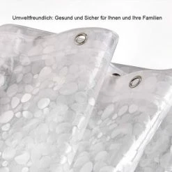 BRIDAY Rideau De Douche, Anti-moisissure, étanche à La Baignoire, 100% EVA, 180 X 180cm Incl. 12 Anneaux De Rideau De Douche -Rideau et tringle Soldes 2024 28654520 4