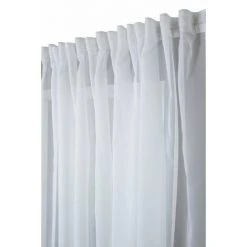 RIDEAUDISCOUNT Voilage 300 X 160 Cm à Galon Fronceur Grande Largeur Lisse Transparent Uni Blanc - Blanc 7 RIDEAUDISCOUNT Voilage 300 X 160 Cm à Galon Fronceur Grande Largeur Lisse Transparent Uni Blanc - Blanc -Rideau et tringle Soldes 2024 29036661 4