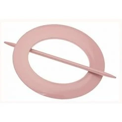 Ateliers 28 _ Accessoire De Rideau 1 Embrasse PVC Ovale (Rose Boudoir)