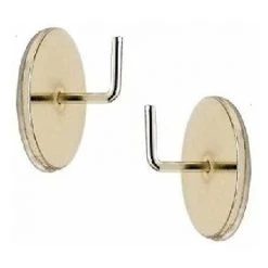 MAISANGE Ateliers 28 Accessoire De Vitrage 2 Crochets Adhesifs Metal Laiton Dore