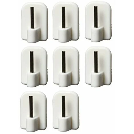 FMX Lot DE 8 Crochets Autocollants Pour Tringle A Rideaux TRANSOARENT Deco Neuf 1 FMX Lot DE 8 Crochets Autocollants Pour Tringle A Rideaux TRANSOARENT Deco Neuf