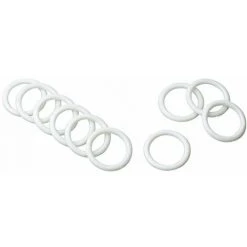 MAISANGE Ateliers 28 Accessoire Universel 10 Anneaux Plastique Diametre 25 Blanc