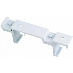 SéLECTION BRICO-TRAVO Support Plafond 24 X 16 Mm - Double - Démontable Blanc - Vendu Par 1