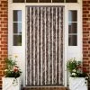 VidaXL Moustiquaire Beige Et Marron Clair 120x220 Cm Chenille - Brun