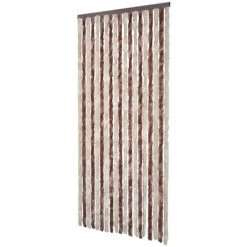 VidaXL Moustiquaire Beige Et Marron Clair 120x220 Cm Chenille - Brun -Rideau et tringle Soldes 2024 29350296 3