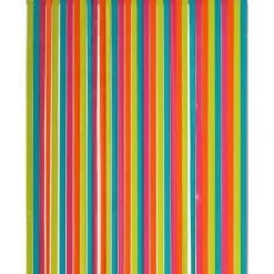 MADEINNATURE Rideau De Porte En Lanières PVC, Intérieur Et Extérieur, Largeur 90 Cm X Longueur 220 Cm, Plusieurs Modèles Aux Choix - Multicolore. - Multicolore