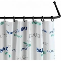 Wenko 23565100 Barre D'angle, Noir, 2 Cm -Rideau et tringle Soldes 2024 29927164 4