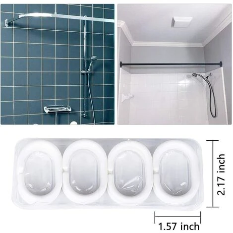 LONGZIMING Rideau De Douche En Tissu Anti-moisissure Imperméable Avec Des Crochets, Antibactérien, Lavable En Machine 180 X180cm 3 LONGZIMING Rideau De Douche En Tissu Anti-moisissure Imperméable Avec Des Crochets, Antibactérien, Lavable En Machine 180 X180cm – Image 3