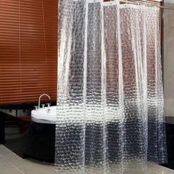 FAVSON Rideau De Douche Transparent, 180x200cm 3D Rideau Douche Salle De Bain PEVA Anti-moisissure Antibactérien Imperméable Lavable Avec 12 Anneaux Crochets Pour Baignoire, Sans PVC 9 FAVSON Rideau De Douche Transparent, 180x200cm 3D Rideau Douche Salle De Bain PEVA Anti-moisissure Antibactérien Imperméable Lavable Avec 12 Anneaux Crochets Pour Baignoire, Sans PVC -Rideau et tringle Soldes 2024 30031705 5