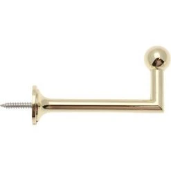 ATELIERS 28 | ACCESSOIRE DE RIDEAU | 2 GONDS / CROCHETS ANGLAIS | 8 CM| LAITONNÉ