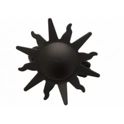 ATELIERS 28 | ACCESSOIRE DE RIDEAU | 2 PINCES SOLEIL | NICKEL NOIR