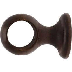 ATELIERS 28 | DIAMÈTRE 28| BOIS | 1 SUPPORT A ŒIL COURT | 5 CM| DÉCOR WENGÉ