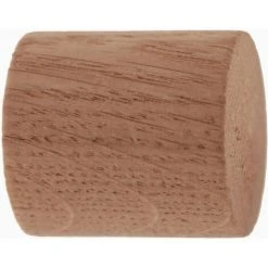 ATELIERS 28 | DIAMÈTRE 28| BOIS | CHÊNE AUTHENTIQUE | 2 EMBOUT BOUCHON | CHÊNE NATUREL