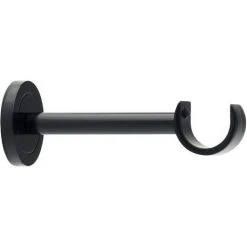 ATELIERS 28 | DIAMÈTRE 28| MÉTAL | 1 SUPPORT MOYEN OUVERT | 12 CM| NOIR LAQUÉ