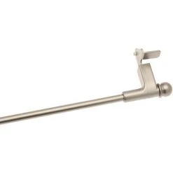 ATELIERS 28 | PRESS&GO| DIÀMÈTRE 7 | 1 TRINGLE EXTENSIBLE AUTOBLOQUANTE EMBOUT BOULE | 30-50 CM| CHROME SATINÉ