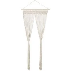 IDMARKET Rideau 90x200 Cm Bohème Macramé -Rideau et tringle Soldes 2024 30056810 4