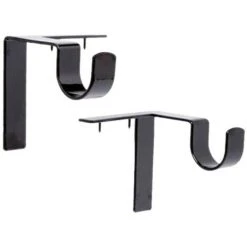 MALLOMNE Support De Tringle �� Rideau �� Suspension Simple Dans Le Support De Tringle �� Rideau De Cadre De Fen��tre -Rideau et tringle Soldes 2024 30078671 4