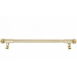 ATELIERS 28 | PRESS&GO| DIÀMÈTRE 7 | 1 TRINGLE EXTENSIBLE AUTOBLOQUANTE EMBOUT BOULE | 30-50 CM| DÉCOR LAITON