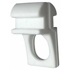 SECODIR 20 Glisseurs Assymetriques Pour Tringle Rail - Colorie Blanc