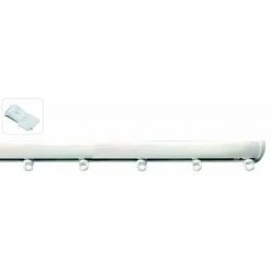 SECODIR 20 Glisseurs Assymetriques Pour Tringle Rail - Colorie Blanc -Rideau et tringle Soldes 2024 30904946 3