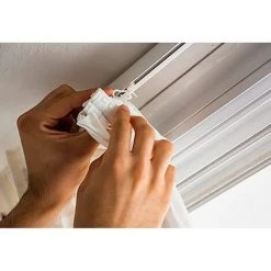 SECODIR 20 Glisseurs Assymetriques Pour Tringle Rail - Colorie Blanc -Rideau et tringle Soldes 2024 30904946 4