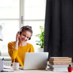 Relaxdays Rideaux Jeu De 2, Opaque, Chambre à Coucher, Rideaux D’assombrissement, 90x135cm Noirs 8 Relaxdays Rideaux Jeu De 2, Opaque, Chambre à Coucher, Rideaux D’assombrissement, 90x135cm Noirs -Rideau et tringle Soldes 2024 31800991 4