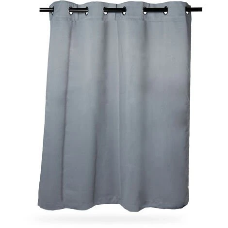 Relaxdays Rideaux Jeu De 2, Opaque, Chambre à Coucher, Rideaux D’assombrissement, 90x 135 Cmgris 2 Relaxdays Rideaux Jeu De 2, Opaque, Chambre à Coucher, Rideaux D’assombrissement, 90x 135 Cmgris – Image 2