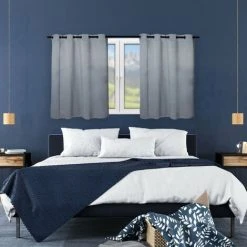 Relaxdays Rideaux Jeu De 2, Opaque, Chambre à Coucher, Rideaux D’assombrissement, 90x 135 Cmgris 7 Relaxdays Rideaux Jeu De 2, Opaque, Chambre à Coucher, Rideaux D’assombrissement, 90x 135 Cmgris -Rideau et tringle Soldes 2024 31801048 3