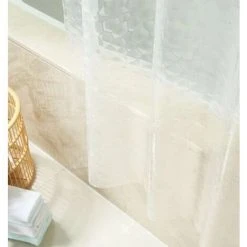 PERLE RARE Rideau Eva Rideau De Douche Salle De Bain étanche Et Moule Rideau Rideau De Douche 3D Rideau D'eau Cube Cube Rideau De Douche 0,8 * 1,8 Mètre De Haut -Rideau et tringle Soldes 2024 31971967 3