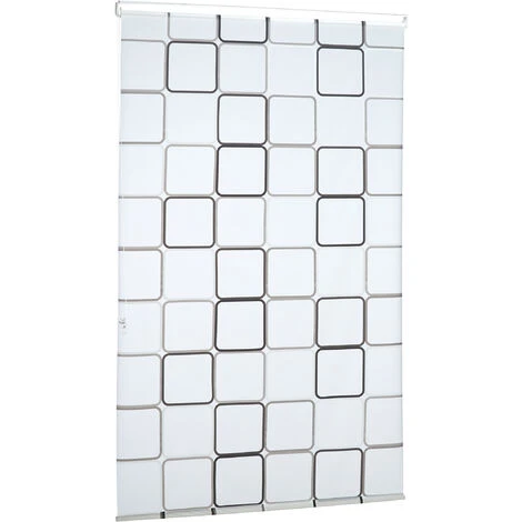 Relaxdays Store De Douche Carré, 120x240 Cm, Rideau De Douche, Baignoire Bain Store, Fixation Plafond, Semi-transparent 2 Relaxdays Store De Douche Carré, 120x240 Cm, Rideau De Douche, Baignoire Bain Store, Fixation Plafond, Semi-transparent – Image 2