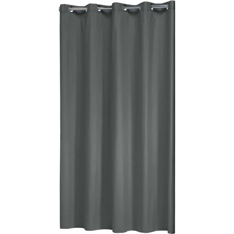 Sealskin Coloris Rideau De Douche - 180x200 Cm - Polyester / Coton Gris 1 Sealskin Coloris Rideau De Douche - 180x200 Cm - Polyester / Coton Gris