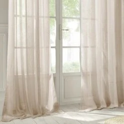 ATMOSPHERA, CRŽATEUR D'INTŽRIEUR Rideau Voilage "Elsa" 140x240cm Lin