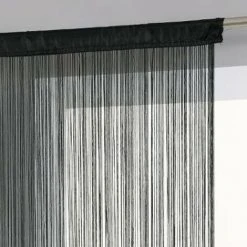 ATMOSPHERA, CRŽATEUR D'INTŽRIEUR Rideau Fil 120X240cm Noir