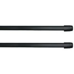 Paris Prix - Lot De 2 Tringles Extensibles "lio" 80-110cm Anthracite
