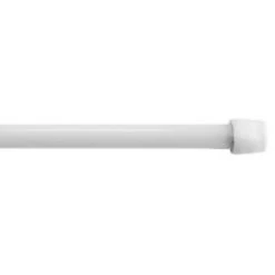 Paris Prix - Tringle Extensible "auto Bloquante" 60-90cm Blanc
