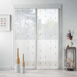 Paris Prix - Paire De Voilages "chenilla" 70x200cm Gris