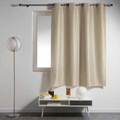 Paris Prix - Rideau à Oeillets "essentiel" 140x180cm Lin