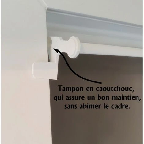 MADEINNATURE Lot De 2 Tringle à Rideaux Autobloquante Sans Perçage Fix'vit Longueur Extensible, Spécial Fenêtre PVC / Alu / Bois - Extensible De 30 à 50 Cm - Blanc. - Blanc 3 MADEINNATURE Lot De 2 Tringle à Rideaux Autobloquante Sans Perçage Fix'vit Longueur Extensible, Spécial Fenêtre PVC / Alu / Bois - Extensible De 30 à 50 Cm - Blanc. - Blanc – Image 3