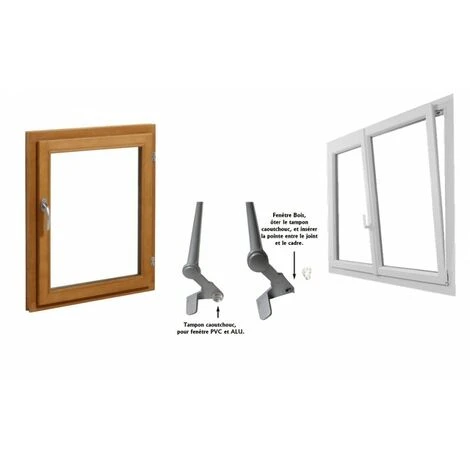 MADEINNATURE Lot De 2 Tringle à Rideaux Autobloquante Sans Perçage Fix'vit Longueur Extensible, Spécial Fenêtre PVC / Alu / Bois - Extensible De 30 à 50 Cm - Blanc. - Blanc 5 MADEINNATURE Lot De 2 Tringle à Rideaux Autobloquante Sans Perçage Fix'vit Longueur Extensible, Spécial Fenêtre PVC / Alu / Bois - Extensible De 30 à 50 Cm - Blanc. - Blanc – Image 5