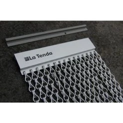 LA TENDA Rideau De Porte En Aluminium Alusax 90x210 Cm Gris - Anthracite 5 LA TENDA Rideau De Porte En Aluminium Alusax 90x210 Cm Gris - Anthracite -Rideau et tringle Soldes 2024 3410692 3