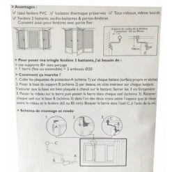 2 Supports Sans Perçage Tringle à Rideau ø 28 Mm IB+ - Noir Mat C179 -Rideau et tringle Soldes 2024 34619077 3