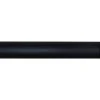 HOMEMAISON Tringle En Bois Ø 28 Cm En 1m50 - Noir Mat