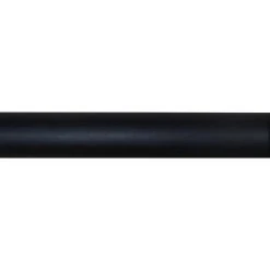 HOMEMAISON Tringle En Bois Ø 28 Cm En 1m50 - Noir Mat