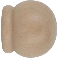 HOMEMAISON 2 Embouts Anglais à Emboitement - Bois Naturel