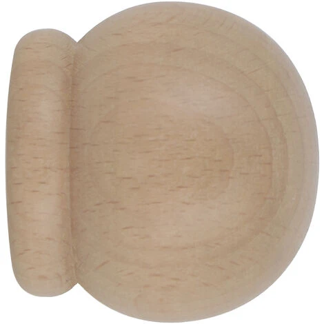 HOMEMAISON 2 Embouts Anglais à Emboitement - Bois Naturel 1 HOMEMAISON 2 Embouts Anglais à Emboitement - Bois Naturel