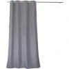 ENJOY HOME Rideau Isolant Thermique Polyester 8 Oeillets GUIMAUVE 140 X 240 Cm - GRIS