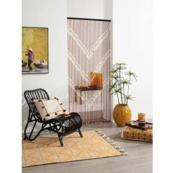 ATMOSPHERA, CRÉATEUR D'INTÉRIEUR Rideau De Porte Perles Bois Nam 90x200 - Beige -Rideau et tringle Soldes 2024 36204873 3