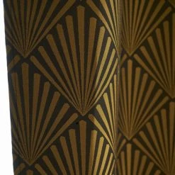 Centrale Brico Rideau Tamisant, Tilda Noir Et Doré L.140 X H.260 Cm -Rideau et tringle Soldes 2024 36524083 5