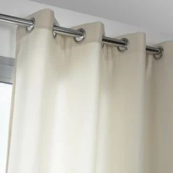 Centrale Brico Rideau Obscurcissant Thermique, Stop-froid Plus Ivoire L.140 X H.250 Cm